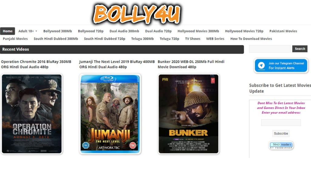 Bolly4u.trade: 1080p Smart HD 720P MP4 Movies Download Free